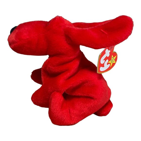 Ty Beanie Baby Original Baby Red Dog Plush Collectible Toy - Picture 5 of 10